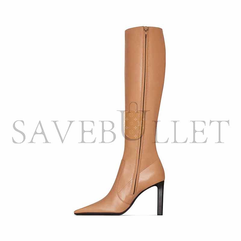 YSL FRANCOISE BOOTS IN SMOOTH LEATHER 841574AACSQ2526
